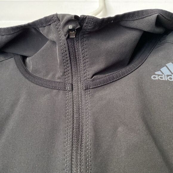 Adidas Black Response Full Zip Lightweight Jacket Size Small - Picture 6 of 8